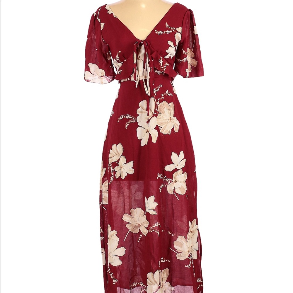 Floral print dress